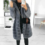 ELLINA | Fluffy Long Fur Coat